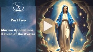 Mosaic of the Virgin Mary at Pentecost with divine light and the Holy Spirit descending as a dove