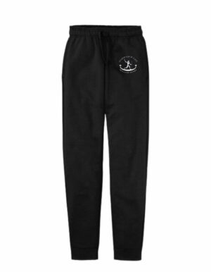 Black Starwalker Cafe sweatpants with logo and drawstrings